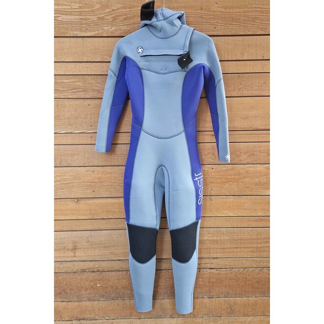 Sisstrevolution My Seas 5/4 Dames Hooded Wetsuit – Blue Moon
