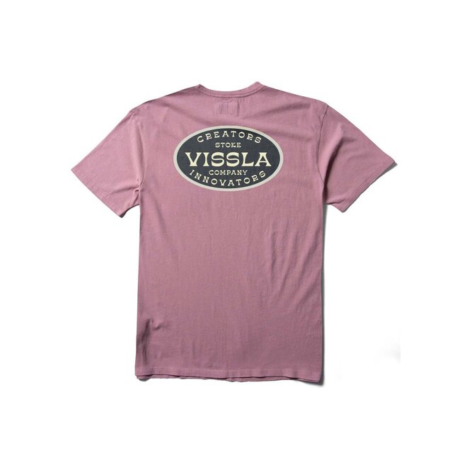 Vissla Mens Buckled SS Tee Dusty Rose