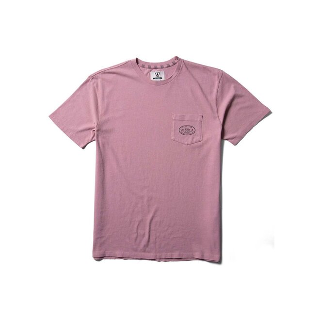 Vissla Mens Buckled SS Tee Dusty Rose