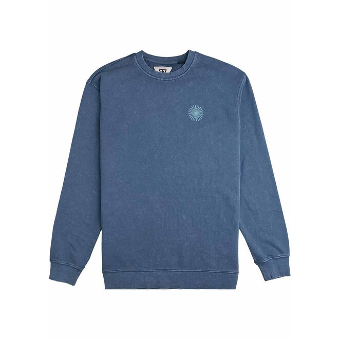 Vissla Heren Psycho Surf Crew Fleece Dark Denim