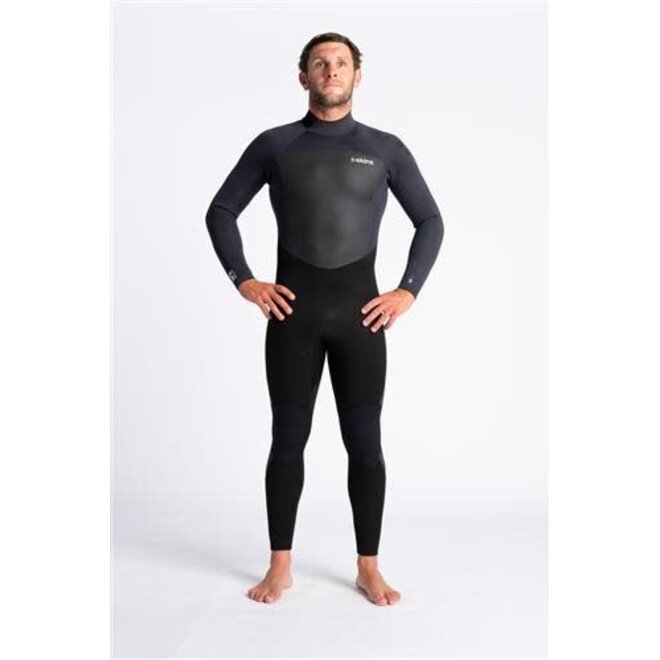 C-Skins C-Legend 4:3 Mens GBS Back Zip wetsuit-BK-AN-BK