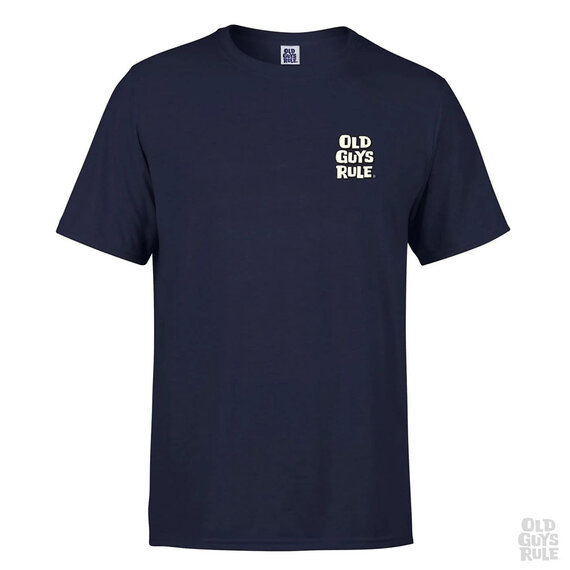 Old Guys Rule Parking Lot T-shirt III Navy
