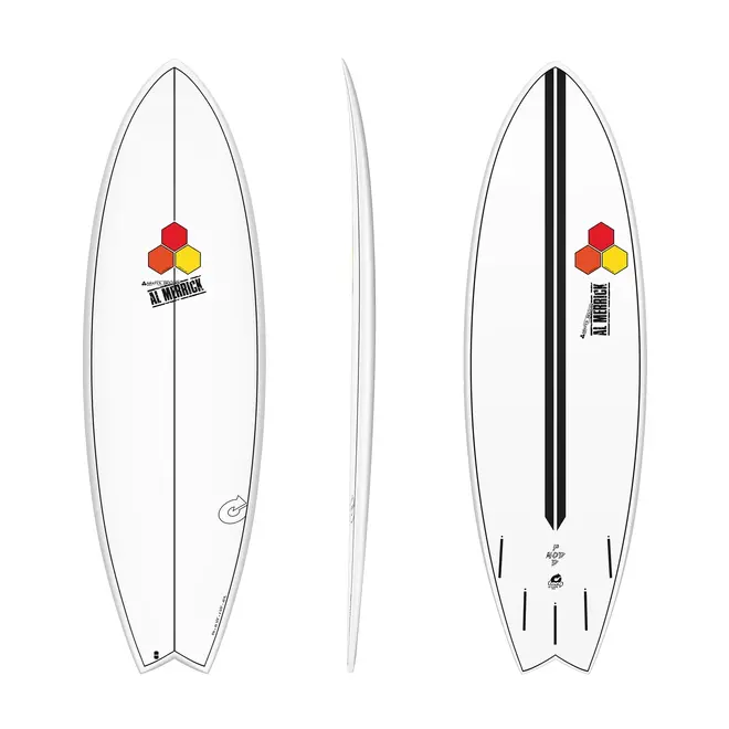 6'6 Channel Islands Pod Mod - Torq X-Lite 3.0 - Futures 5 Fin - White Pinline