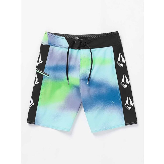 Volcom Kinder Lido Iconic Mod Boardshorts Electric Green