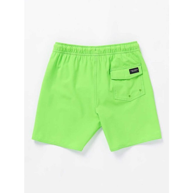 Volcom Kinder Lido Solid Trunks Electric Green