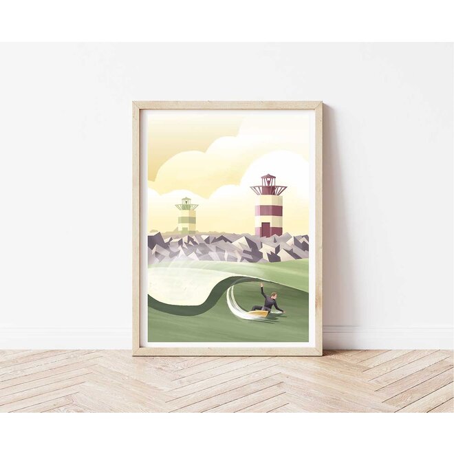 Trevor Humphres Skiffa Bay Poster