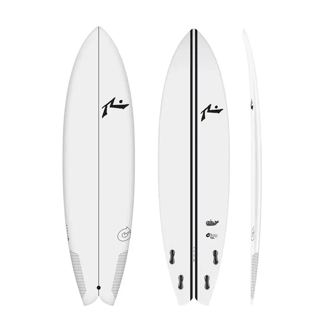 7'4 Rusty Moby Fish - Torq TEC - FCS II - 4 Fin