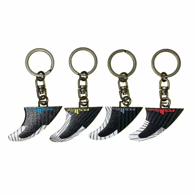 FCS II Fin Keychain Red