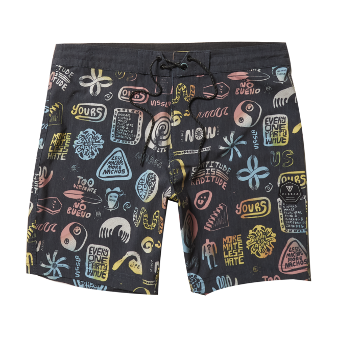 Vissla Kids More Mate Less Hate 17'' Boardshorts Multi