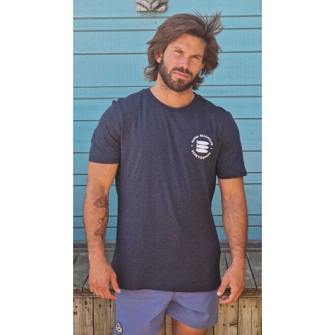 Aloha Unisex 3 Boards T-Shirt Heather Navy