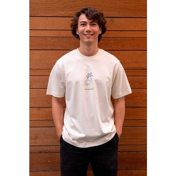 Aloha Palmtree T-Shirt Cream