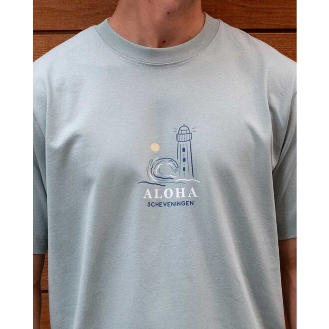 Aloha Lighthouse T-Shirt Teal