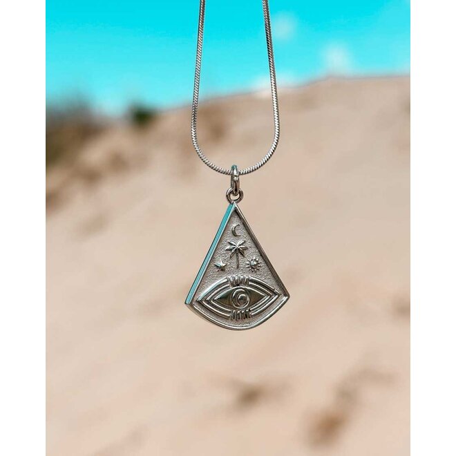 Laguna Treasures Ocean Eye Ketting Zilver