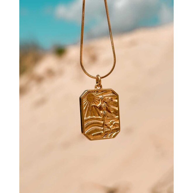 Laguna Treasures Surfgirl Ketting Goud