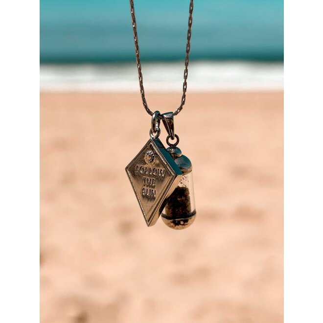 Laguna Treasures Beach Pendant Zilver met Follow The Sun