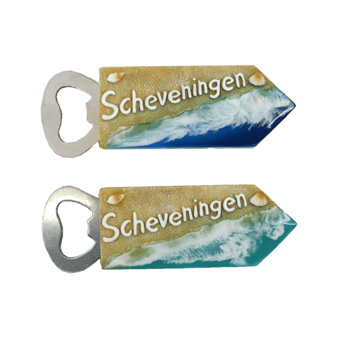 Scheveningen Magneet Flessenopener Strand