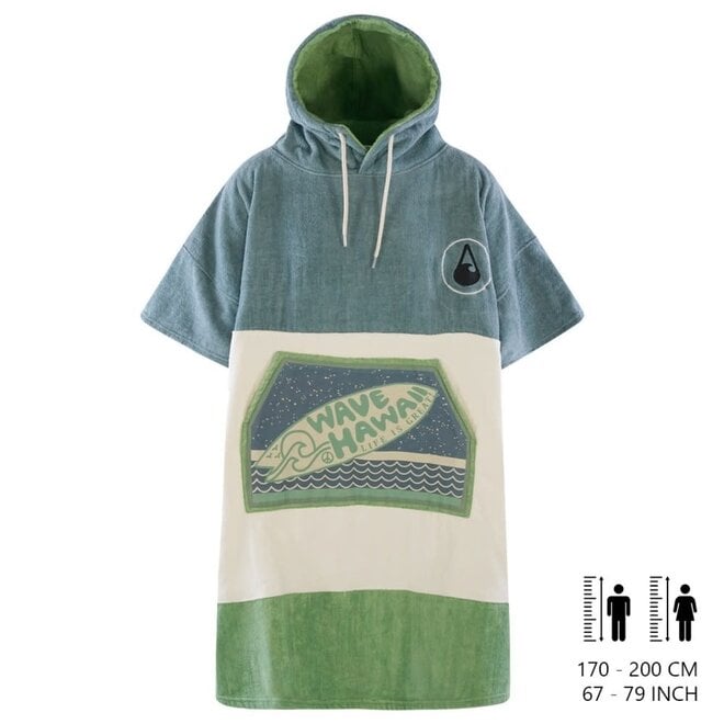 Wave Hawaii Surf Poncho Curritiba