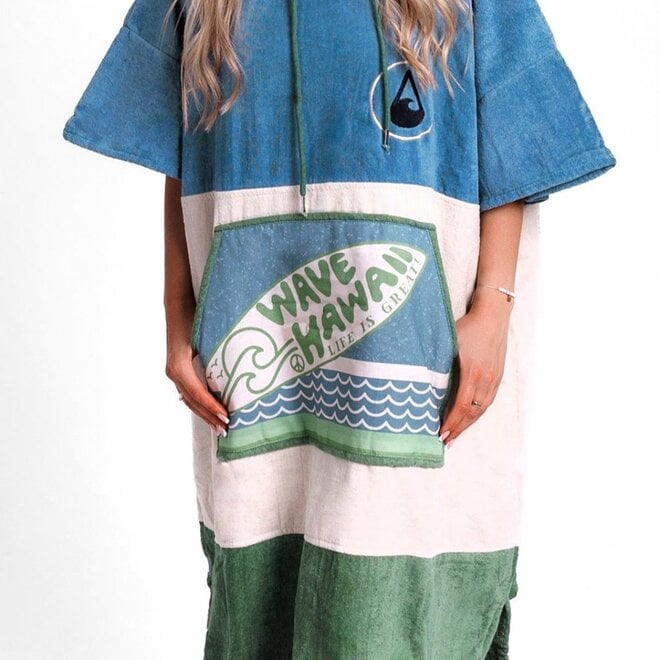 Wave Hawaii Surf Poncho Curritiba