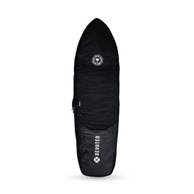 Devoted Fish 10mm Double Boardbag 6'3" (1-2 Boards) Black