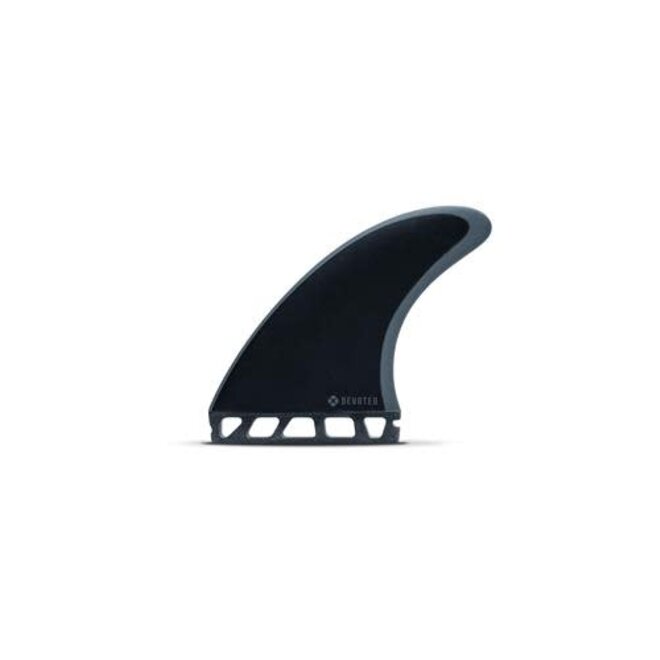 Devoted CSF Single Tab Thruster Fibreglass Fin Set Black