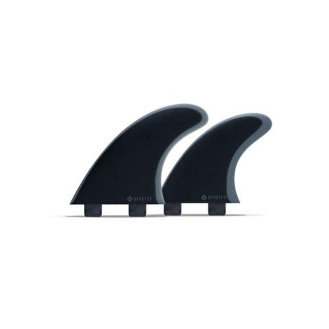 Devoted CSF Dual Tab Quad Fibreglass Fin Set Black