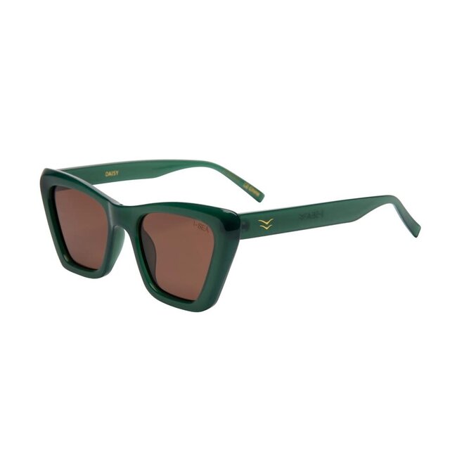 I-Sea Daisy Sunglasses Kale / Tangerine Lens