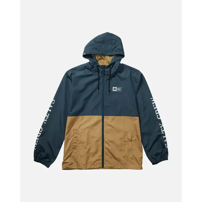 Salty Crew Heren Surface Windbreaker Jacket Navy/Straw