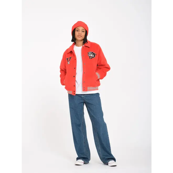 Volcom red jacket sale