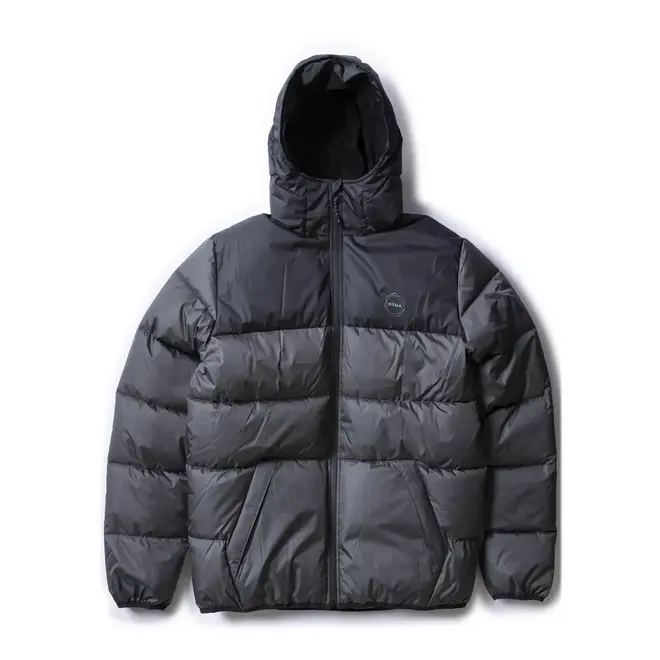 Vissla Heren North Seas Puffer Jacket Dark Grey