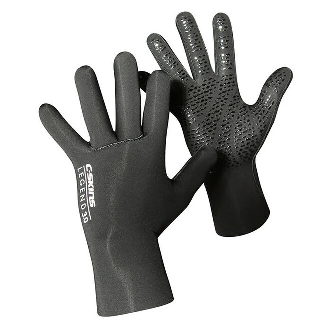 C-Skins Legend 3mm 5 Finger Surf Glove Black