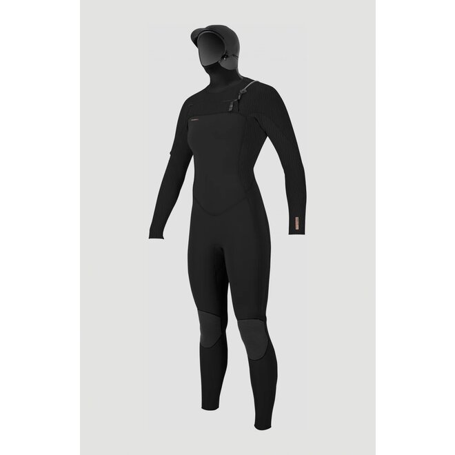 O'Neill Hyperfreak 5/4+ Women's Wetsuit Hooded Black