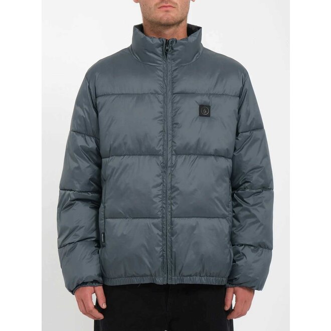 Volcom Men's Walltz Reversible Jacket Dark Slate