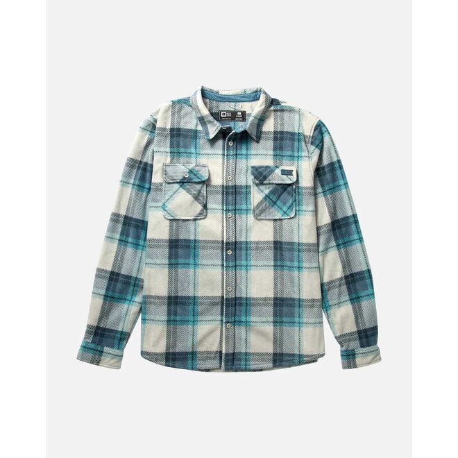 Salty Crew Heren Swellter Polar Fleece Shirt Grey