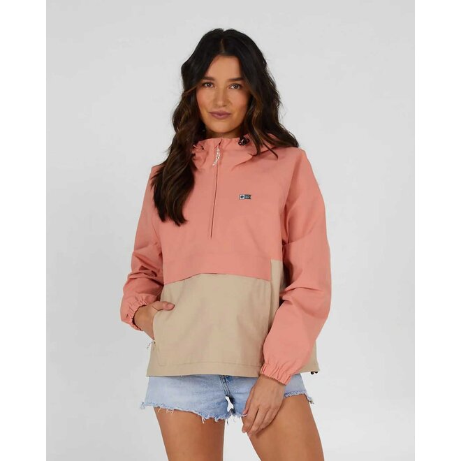 Salty Crew Dames Mainsail Anorak Jacket Sand Dune