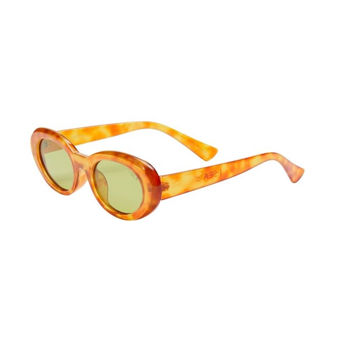 I-Sea Jagger Sunglasses Honey Tortoise / Green Polarized Lens