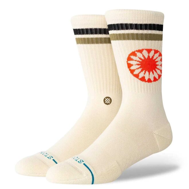 Stance Sun Dial Crew Socks Cream
