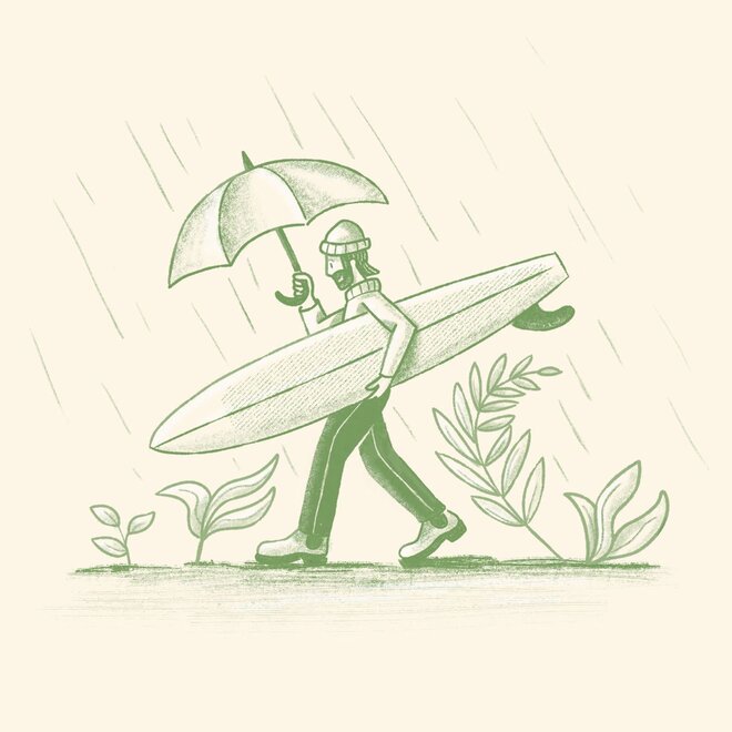 Trevor Humphres Rainy Day In Schotland Ansichtkaart