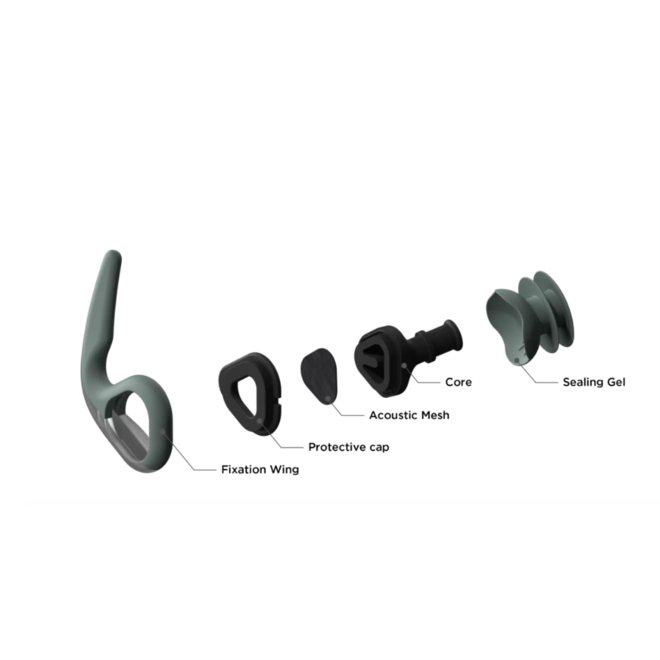 Surf Ears 4.0 Earplugs :  Coral Sky