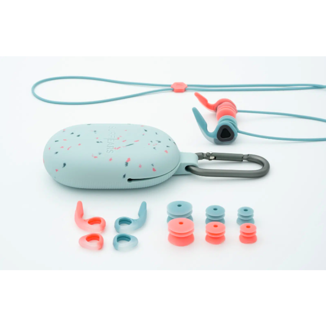 Surf Ears 4.0 Earplugs :  Coral Sky