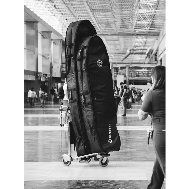 Devoted Fish 10mm Quad Boardbag 7'6"(2-4 Boards) Black