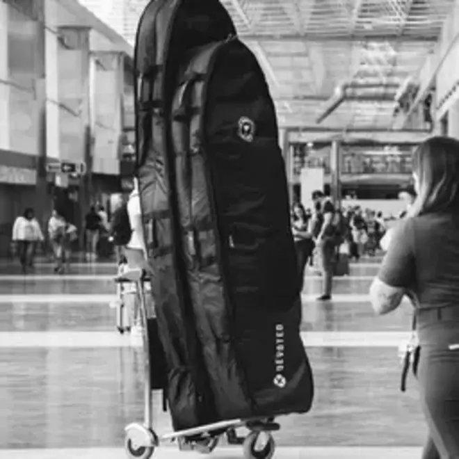 Devoted Fish 10mm Quad Boardbag 6'7"(2-4 Boards) Black