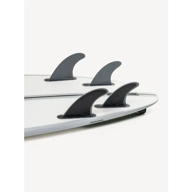 Devoted CSF Single Tab Quad Fibreglass Fin Set Black