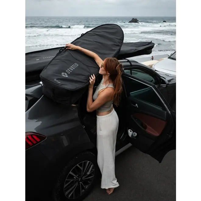 Devoted Fish 8mm Day Boardbag 6'7" Black