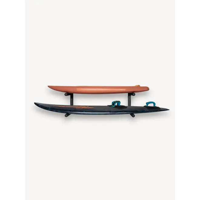 Devoted Double Board Storage Rack Black