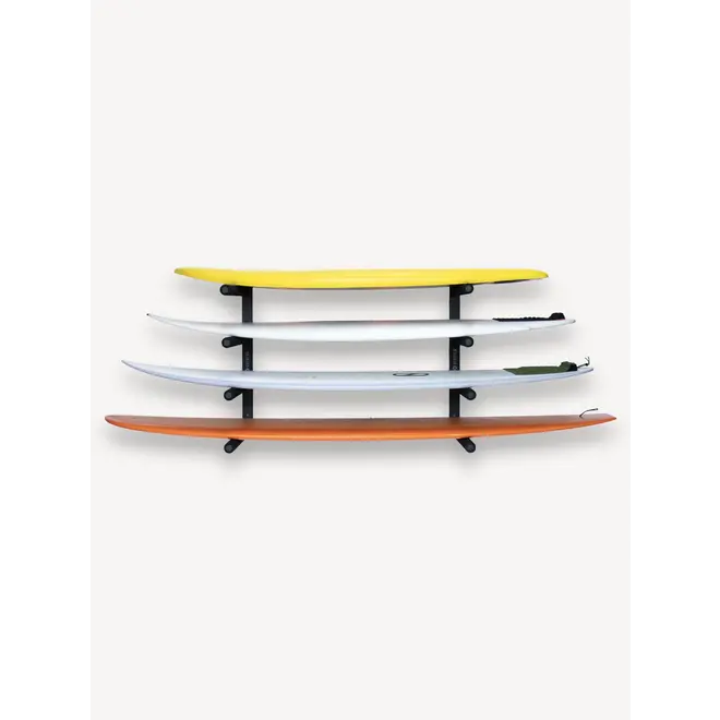 Devoted Quad Board Storage Rack Black