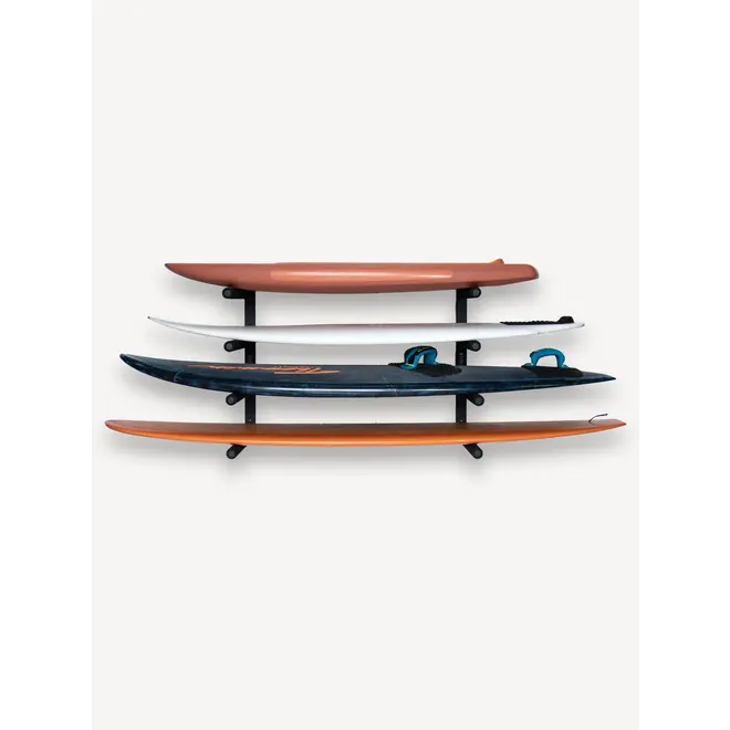 Devoted Quad Board Storage Rack Black