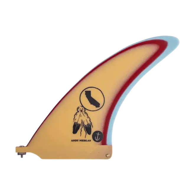 Captain Fin Andy Nieblas Single Fin 7.5 inch Clear