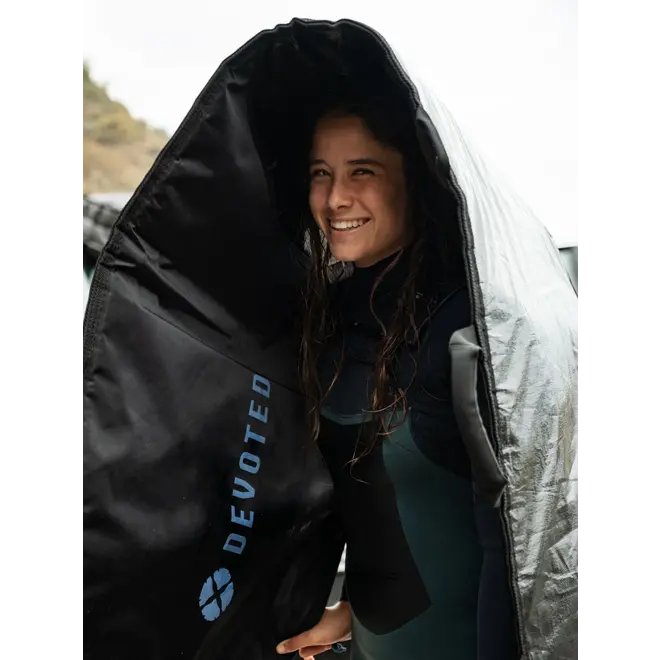 Devoted Longboard 5mm Lite Boardbag 8'0" (finslot) Black