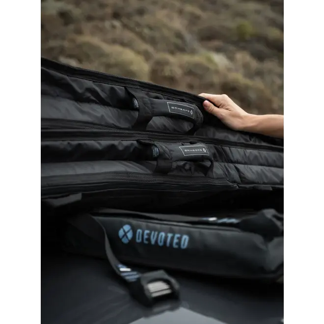 Devoted Fish 8mm Day Boardbag 5'10" Black