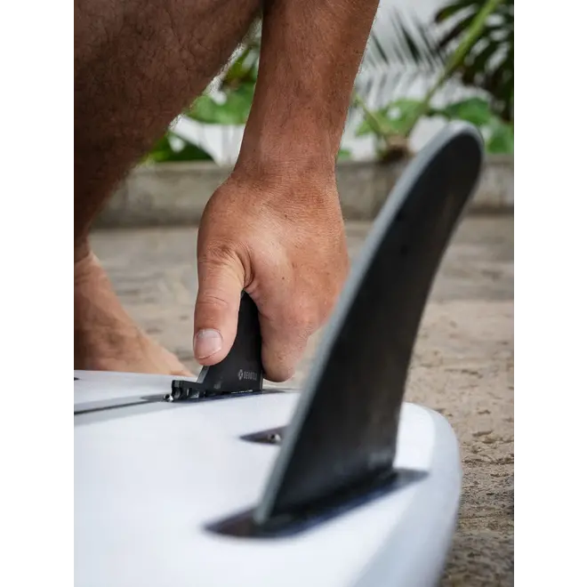 Devoted CSF Single Tab Twin+1 Fibreglass Fin Set Black